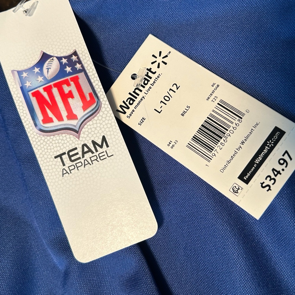 Buffalo Bills NFL Team Apparel Hoodie/Sweatshirt Boys    Size Large (10/12) - Picture 6 of 8